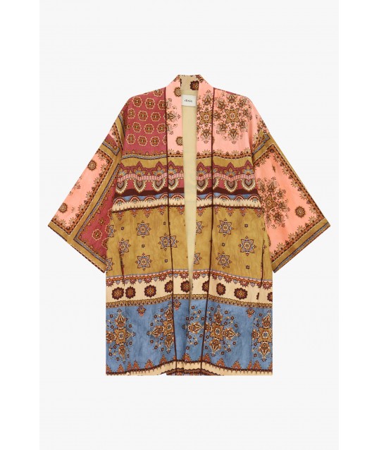 Manteau Duster Fantasy Patchwork Manches larges Dixie