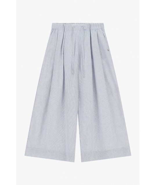 Wide Palace Trousers With Elastic And Drawstring Please