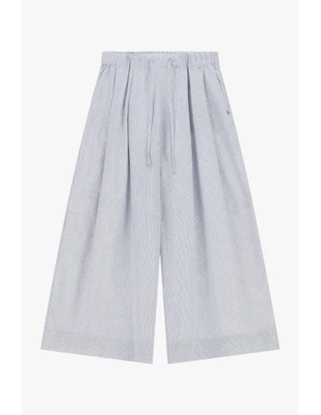 Pantaloni Palazzo Ampi Con Elastico E Coulisse Please