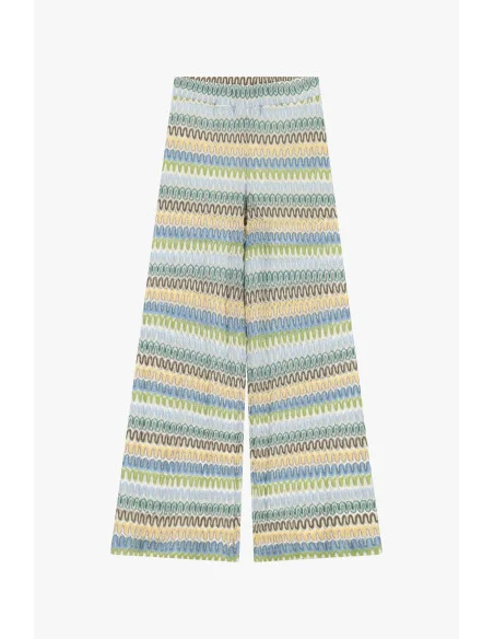 Dixie Corrugated Striped Palace Trousers