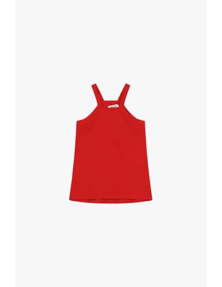 Dixie Straight-Neck Top with Wide Straps (Top à col droit et larges bretelles)
