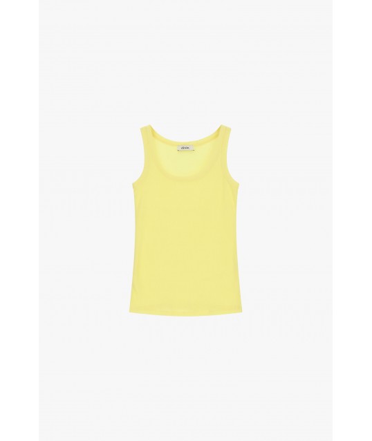 Top A Spalla Larga Con Scollo Rotondo Dixie