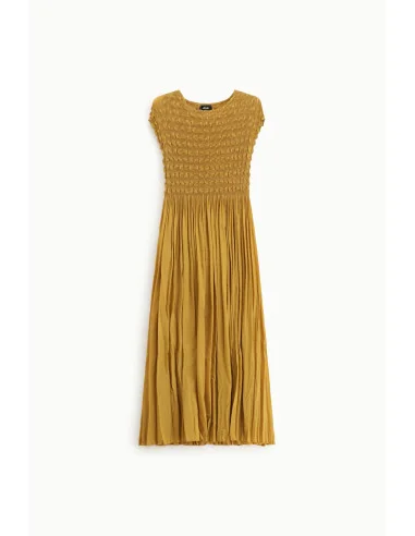Robe avec décolleté et détail froncé Dixie