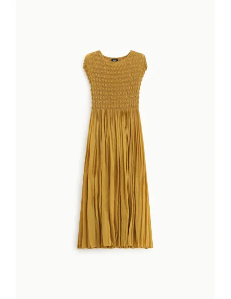 Robe avec décolleté et détail froncé Dixie