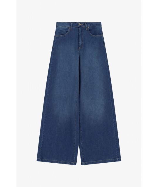 Dixie Five Pocket Wide Leg Jeans