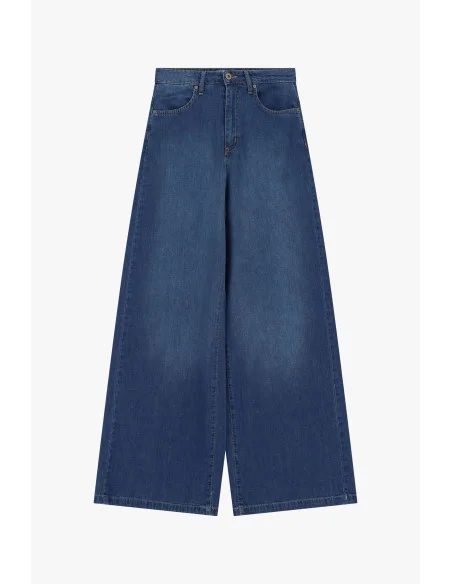 Jeans A Gamba Ampia Con Cinque Tasche Dixie