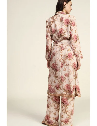 Top Lungo Fantasia Floreale Con Cintura Dixie