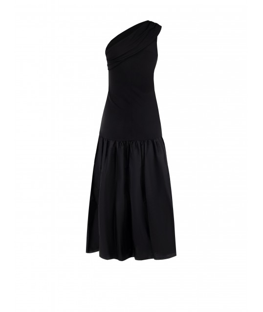 Rinascimento Long Cotton Balloon Bottom Knit Dress