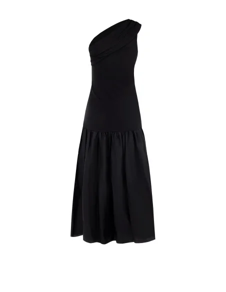 Rinascimento Long Cotton Balloon Bottom Knit Dress