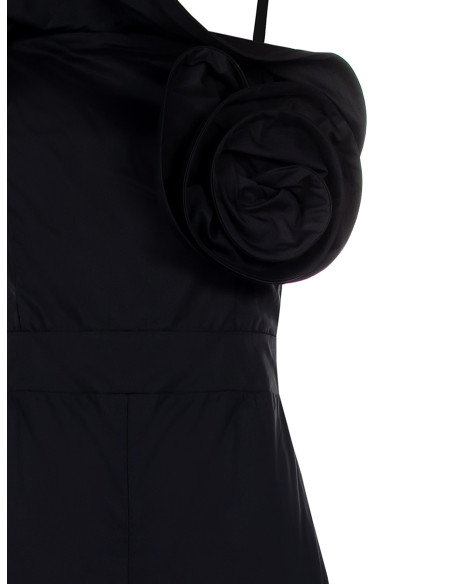 Combinaison palazzo en coton avec maxi structuré rose Rinascimento