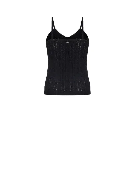 Top Tricot In Cotone Con Spalline Sottili Rinascimento
