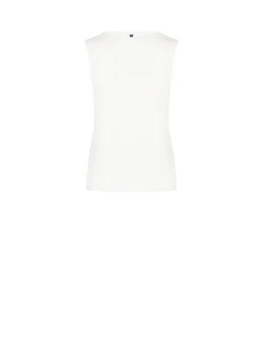 Viscose Blend Knit Top With Beads And Crystals Rinascimento