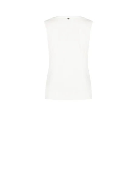 Top In Maglia In Misto Viscosa Con Perle E Cristalli Rinascimento