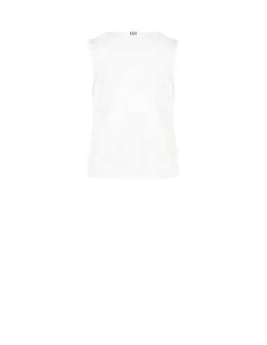 Blouse opaque en satin fluide avec col en V croisé Rinascimento