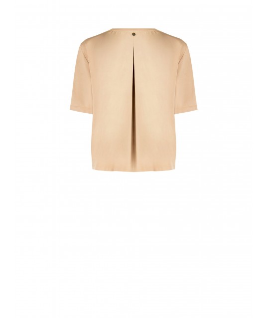 Blusa Ampia Jersey Davanti E Cotone Dietro Con Taschino Rinascimento