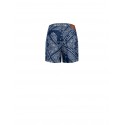 Pantaloni Corti In Denim Stampato Rinascimento