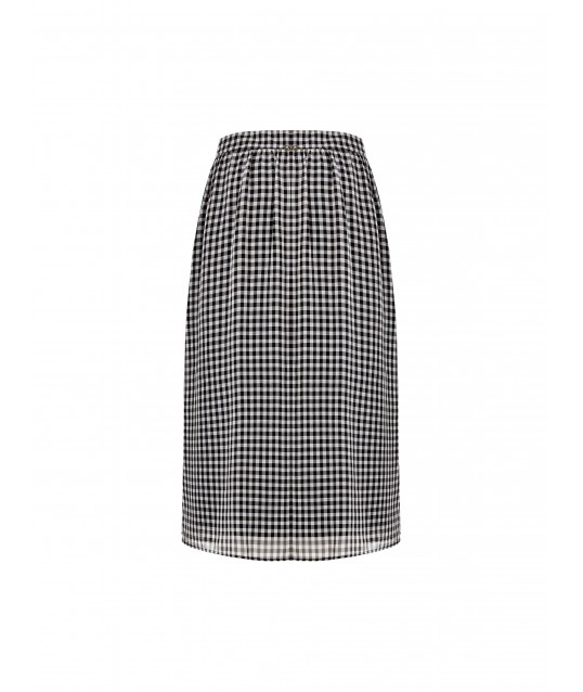 Gonna Lunga In Chiffon Con Tasche Rinascimento