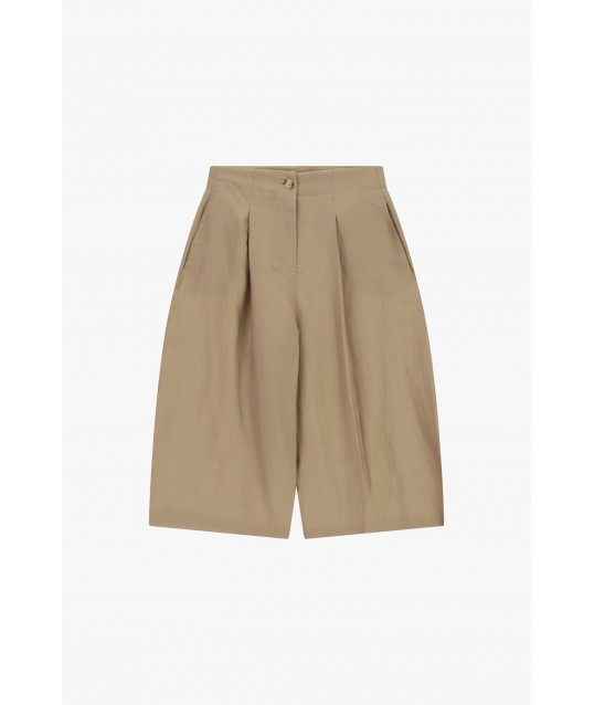 Shorts Donna A Vita Alta Con Pince E Tasche Dixie