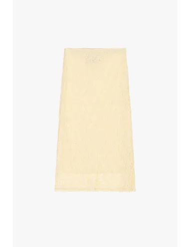 Gonna Midi Pizzo Traforato Vita Alta Dixie