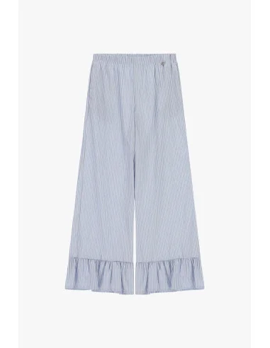 Striped Palace Trousers With Dixie Bottom Ruffle