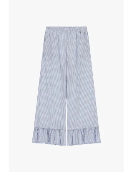 Pantalon rayé Palace avec volant Dixie Bottom