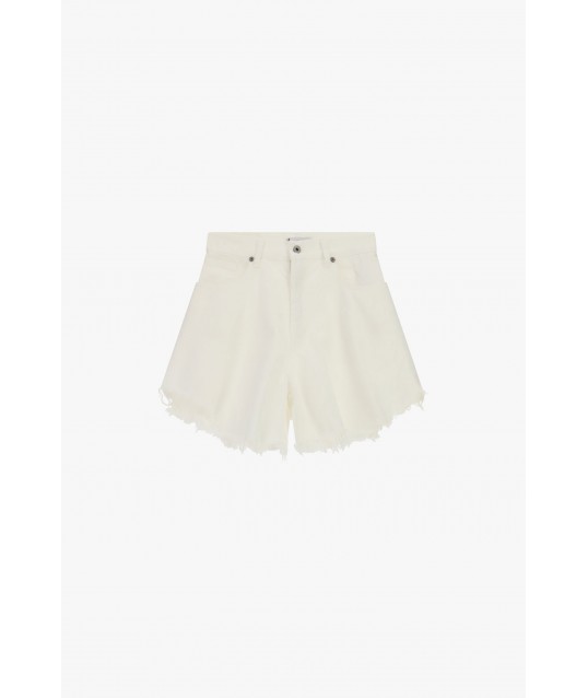 Regular-Fit Shorts With Frayed Hem And Five Pockets Please