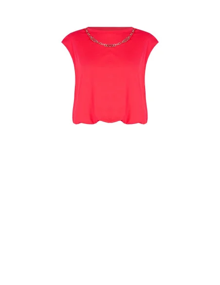 Top A Palloncino In Cotone Con Catena Logo Rr Removibile Rinascimento