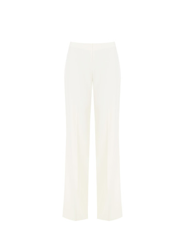 Fluid Fabric Palace Trousers With Side Zip Rinascimento - Vestiti F...
