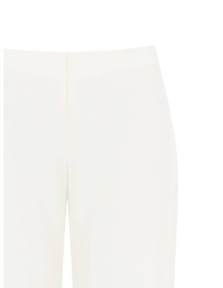 Fluid Fabric Palace Trousers With Side Zip Rinascimento - Vestiti F...