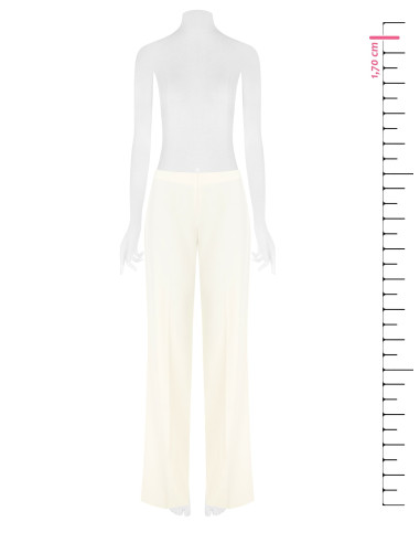 Pantalon Palace en tissu fluide avec fermeture éclair latérale Rina...