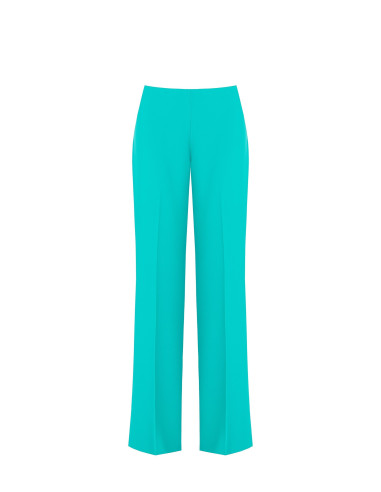 Fluid Fabric Palace Trousers With Side Zip Rinascimento - Vestiti F...
