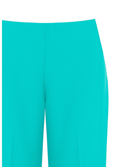 Fluid Fabric Palace Trousers With Side Zip Rinascimento - Vestiti F...
