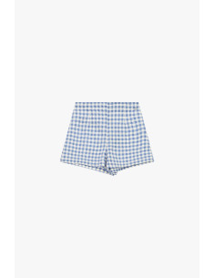 Dixie Gingham Check High Waisted Shorts