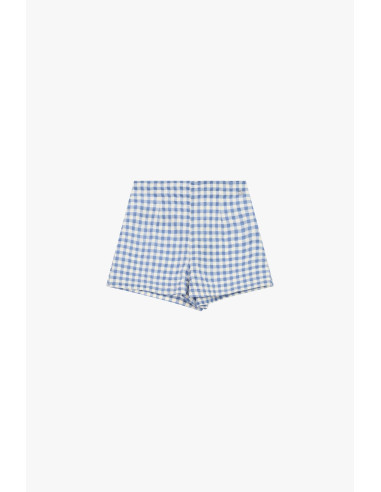 Short taille haute à carreaux vichy Dixie