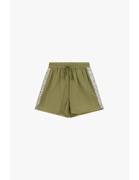 Short à coupe régulière avec détails latéraux pailletés Dixie