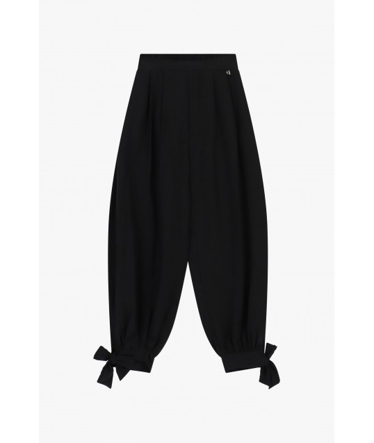 Dixie Palace Trousers With Knotted Hem And Darts