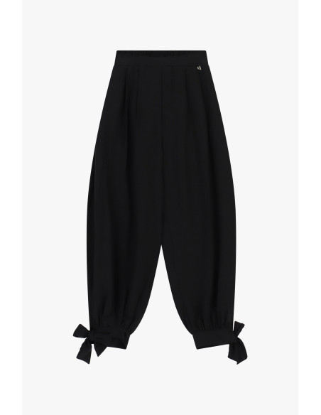 Dixie Palace Trousers With Knotted Hem And Darts
