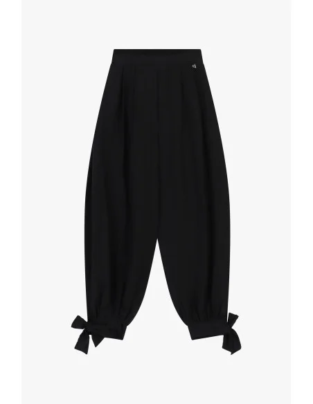 Dixie Palace Trousers With Knotted Hem And Darts