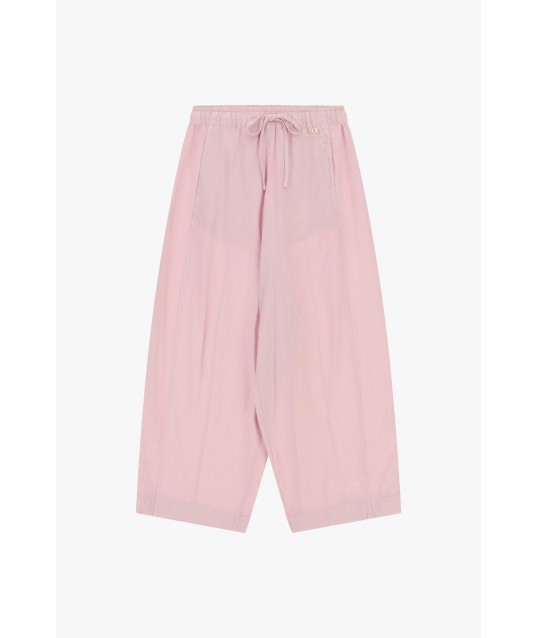 Cropped Palace Trousers With Elastic And Drawstring Dixie