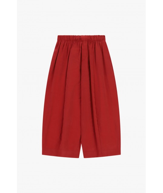 Pantaloni Palazzo Cropped Vita Elasticizzata Dixie