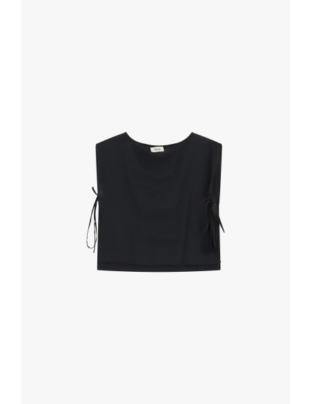 Dixie Short Top With Adjustable Side Ties