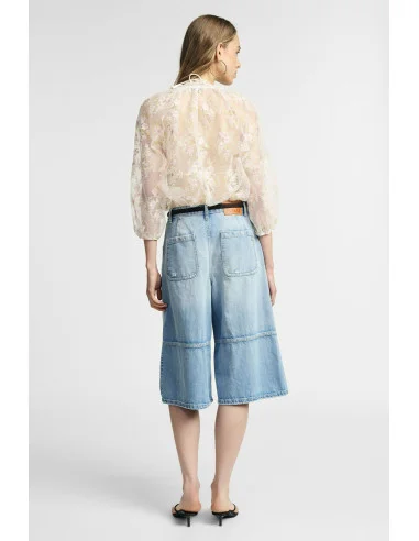 Bermuda Shorts Five Pockets With Washed Effect Please