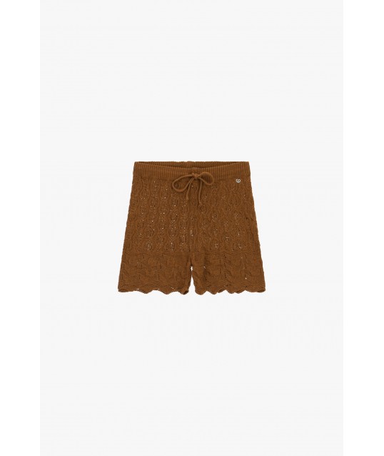Shorts Regular-Fit Lavorati A Maglia Con Cordino Please