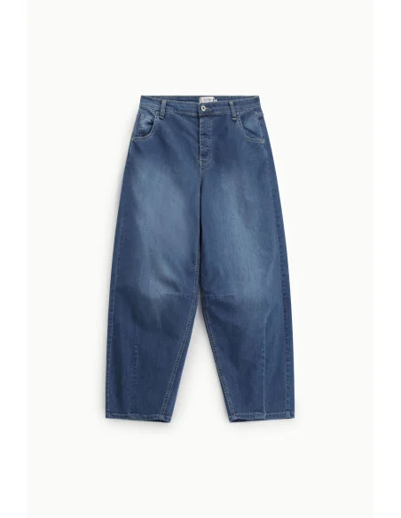Jeans A Gamba Ampia Con Taglio Baloon Please