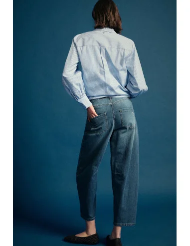 Jeans A Gamba Ampia Con Taglio Baloon Please