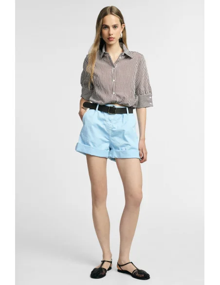Shorts Regular-Fit Con Cintura E Risvolto Please
