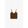 Maglia Smanicata Lavorata A Uncinetto Con Spalline Please