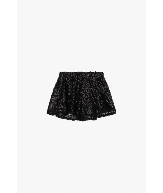 Lace Shorts With Wide Cut And Elasticated Waistband Dixie