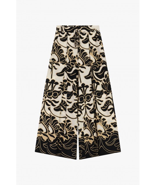 Pantalon à taille élastiquée Dixie, imprimé floral Palace