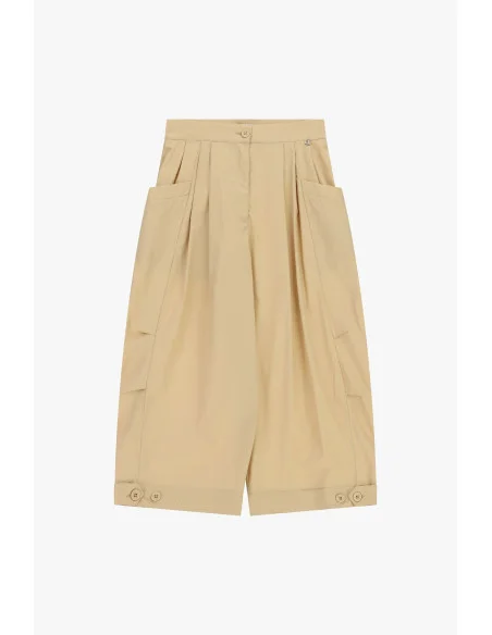 Pantalon court Palace avec plis et poches larges Dixie